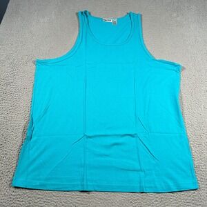 King‎ Size Tank Top Men 2XL Blue Pullover Sleeveless Outdoors Athleisure NWT